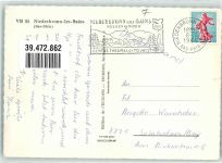 67110 Niederbronn-les-Bains Bad Niederbronn - Telegramme Auto Blumen