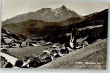 6450 Sölden Foto AK mit Pfarrkirche Mariä Heimsuchung