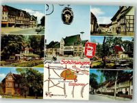 38364 W3338 Schöningen - Markt Salzstraße Tetzelstein Elmhaus VW Käfer Oldtimer