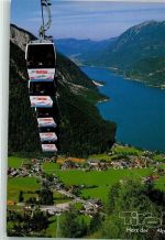 6212 Pertisau Foto AK Achensee Seilbahn Ski Ferienort nur Scan beschnitten