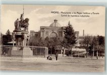 Madrid - Denkmal Monumento Reyes Católicos Schule