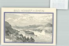 53604 W5340 Bad Honnef 1921 Notgeldschein 99 Pfennige Nr. 052490 Ruine Drachenfels