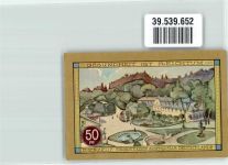 Bad Kudowa Kudowa-Zdroj Notgeldschein Notgeld 50 Pfennig