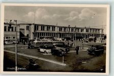 3500 Utrecht Foto AK Bahnhof Omnibus Auto Oldtimer