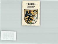 01778 O8244 Geising Vignette Freistaat Sachsen Kreis Dresden