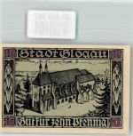 Glogau Glogow Notgeldschein Notgeld 10 Pfennig