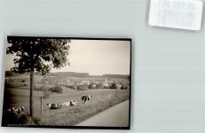 86863 W8937 Langenneufnach FOTO KEINE AK mit Kirche St. Martin Foto Original aus Archiv eines Ansichtskartenverlags Ort handschriftlich