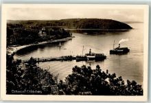 24960 W2392 Glücksburg Ostsee - Schiff Steg Ostseebad