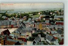 09648 O9250 Mittweida 1913 Gebrauchsspuren Vogelschau