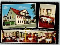 77781 W7616 Biberach , Baden Werbe AK Brauereigasthaus Sonne