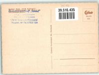 77781 W7616 Biberach , Baden Werbe AK Brauereigasthaus Sonne