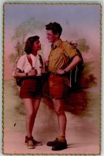 Frau Mann Wandern