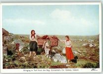 Galway Foto AK Tracht Connemara