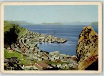 Hammerfest 1957 Foto AK Hafen