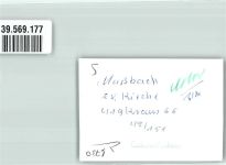67433 W6730 Mußbach an der Weinstraße FOTO KEINE AK Foto Original aus Archiv eines Ansichtskartenverlags Ev. Kirche Denkmal Auto VW Käfer Ort handschriftlich