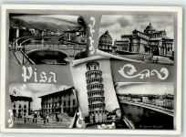 56100 Pisa Foto AK Schiefer Turm Dom Piazza dei Cavalieri