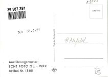 36304 W6320 Alsfeld Werbe AK Gaststube eines Gasthauses Ort handschriftlich