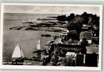 31515 W3053 Steinhude - Blick über das Steinhuder Meer Segelboot