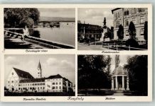 Keszthely Kesthell Foto AK Denkmal Pavillon Karmelitenhaus