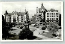 Malmö 1960 Foto AK Stortorget Denkmal Omnibus
