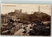Edinburgh 1908 Gebrauchsspuren Straßenbahn Denkmal Calton Hill