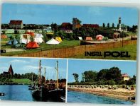 23999 O2401 Timmendorf 1970 - Campingplatz und Leuchtturm Hafen Kirchdorf Schwarzer Busch