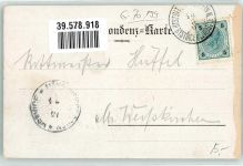Bystrice pod Hostynem Bistritz Hostein 1901 Künstlerkarte St. Hostein