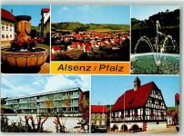 67821 W6762 Alsenz - Brunnen am Uferweg Schule Historisches Rathaus