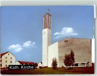 89522 W7922 Herbrechtingen FOTO KEINE AK Kath. Kirche Ort handschriftlich Foto Orginal aus Archiv eines Ansichtskartenverlags