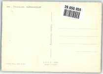Aznavour Charles Schlagersänger Foto AK