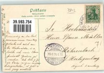 79400 W7842 Kandern 1901 - Luisenheim