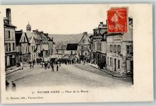 02290 Vic-sur-Aisne 1908 - Place de la Mairie