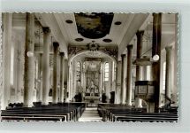 77716 W7612 Haslach im Kinzigtal Foto AK Innenansicht der Kirche St. Arbogast
