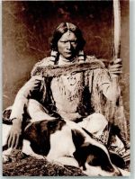 Skywalkers Indianer Foto AK
