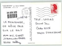 sign. Michel Thomas Les Petits Tennis 1986 Künstlerkarte