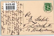 Eichenlaub Eicheln Bahnpost 25.III.12 2520 Rommel 1912
