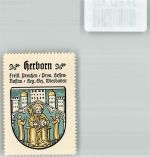 35745 W6348 Herborn , Hess Siegelmarke Wappen