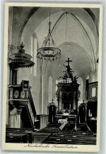 14929 O1702 Treuenbrietzen 1937 - Inneres der Nicolaikirche