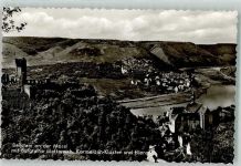 56814 W5591 Beilstein , Mosel Foto AK Burgruine Metternich Karmeliten Kloster Ellenz