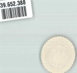 Reichs-Postamt Post Siegelmarke