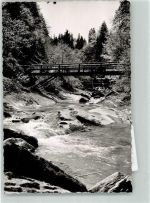 88171 W8999 Weiler-Simmerberg FOTO KEINE AK Hausbachklamm Brücke Ort handschriftlich Foto Original aus Archiv eines Ansichtskartenverlags