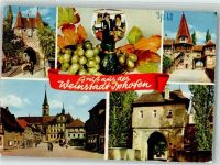 97346 W8715 Iphofen - Einersheimer Tor Rödelseer Tor Marktplatz Mainbernheimer Tor
