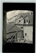 88637 W7795 Leibertingen Foto AK Burg Wildenstein Innenhof