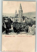 67160 Wissembourg Weißenburg Foto AK Kirche Peter und Paul