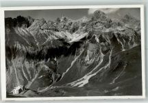 Kemptner Hütte FOTO KEINE AK Foto Orginal aus Archiv eines Ansichtskartenverlags Ort handschriftlich