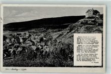 32816 W4938 Schieder-Schwalenberg 1941 Foto AK Burg Gedicht