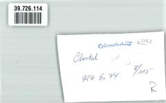 72270 W7292 Obertal , Kr Freudenstadt FOTO KEINE AK Foto Original aus Archiv eines Ansichtskartenverlags Ort handschriftlich