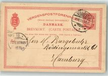 Kolding 1901 KEINE AK Ort lt. Stempel Ganzsache