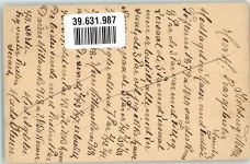 Kolding 1901 KEINE AK Ort lt. Stempel Ganzsache