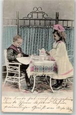 Kinder gedeckter Tisch 1903